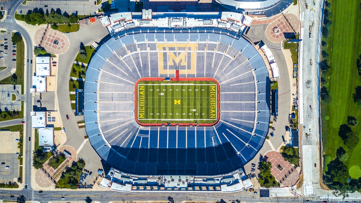 Michigan Stadium in Ann Arbor, Michigan — a day trip from Detroit