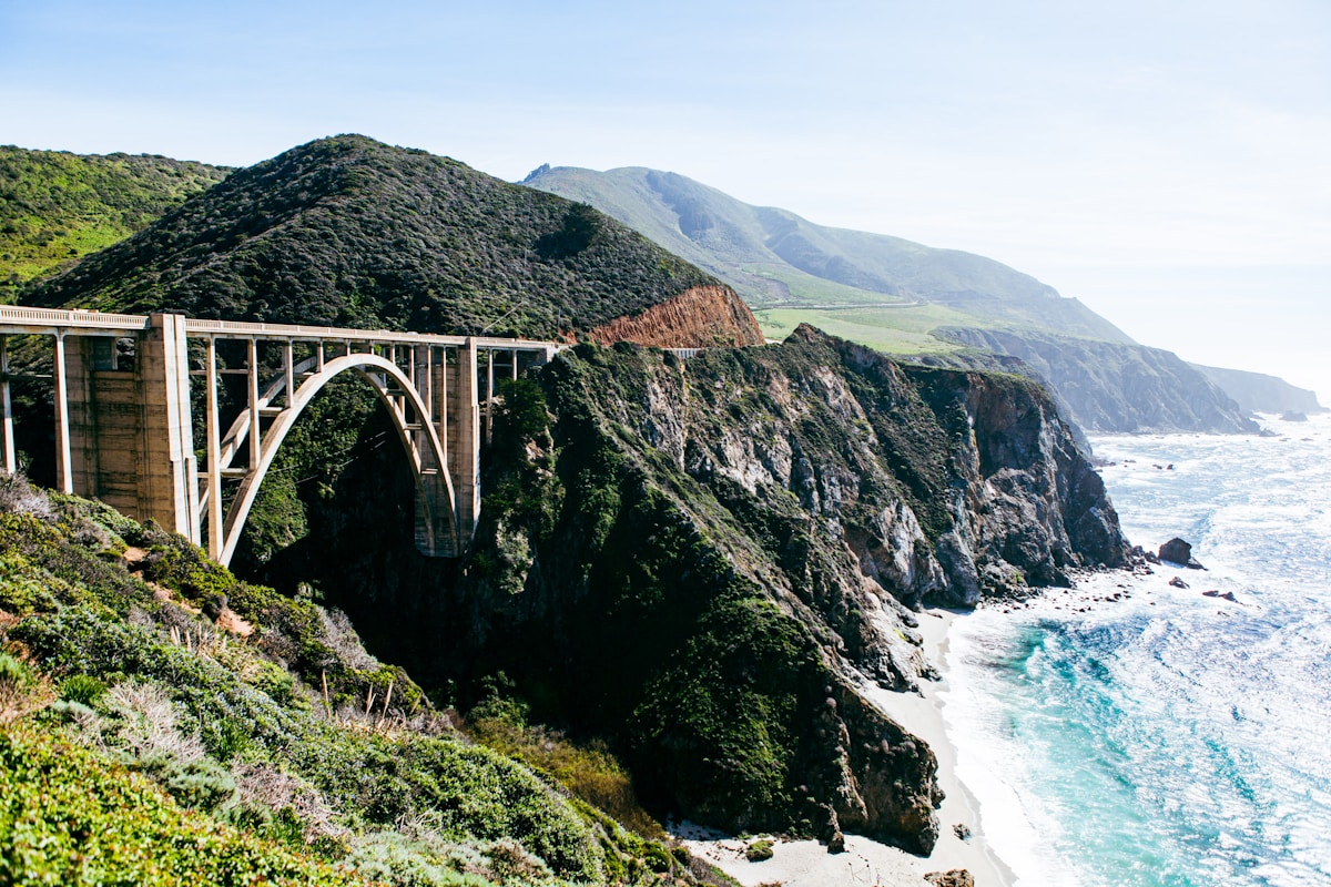 Bixby Creek Bridge on Highway 1, Big Sur, California