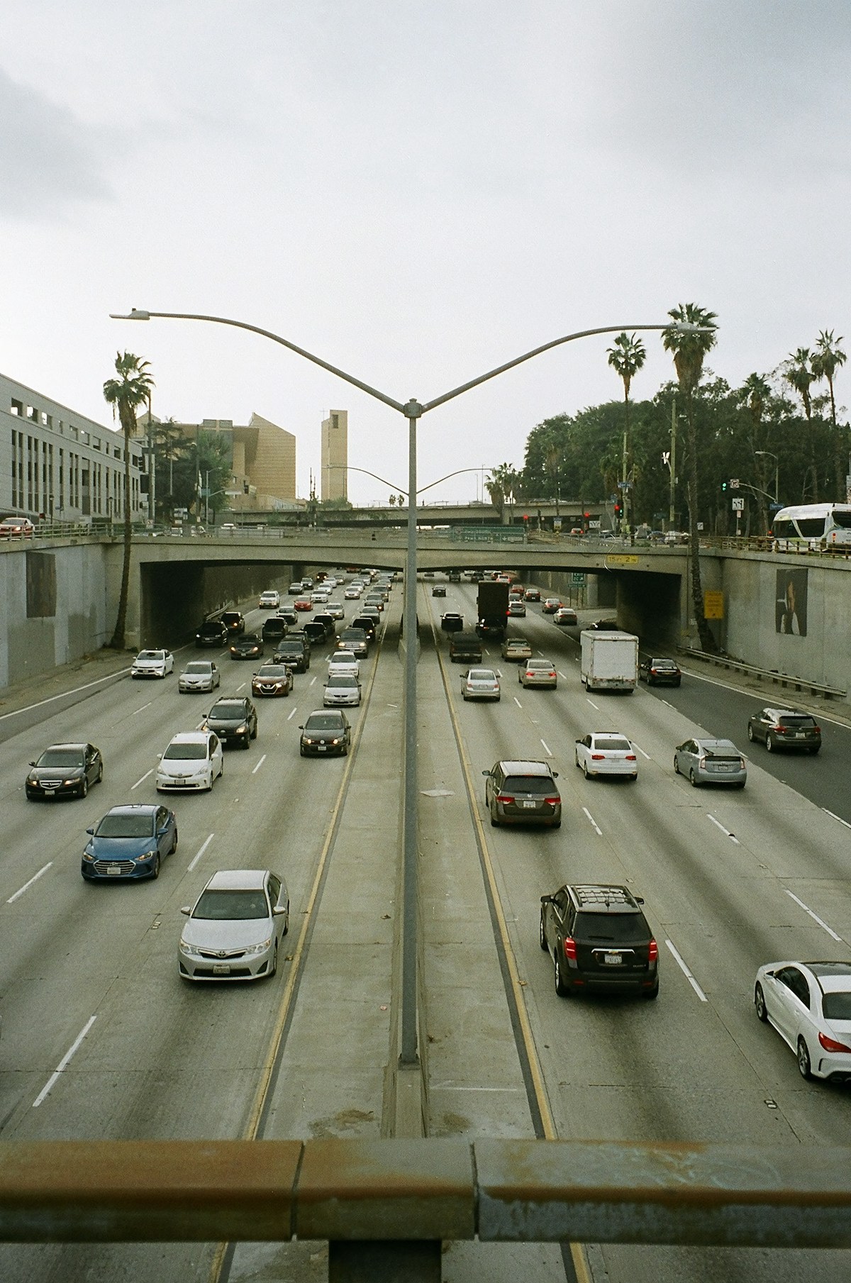Cars on road during daytime in Los Angeles, California